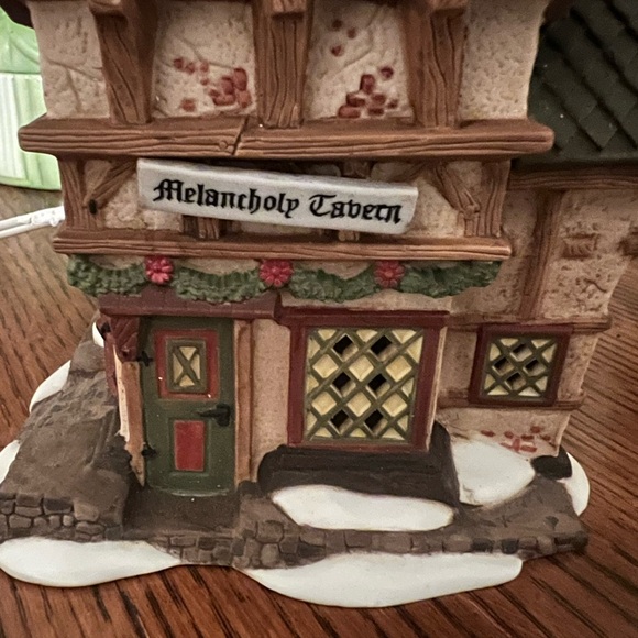 Dept 56 Dickens Village Series The Melancholy Tavern #58347 Retired, In Box - Picture 5 of 11